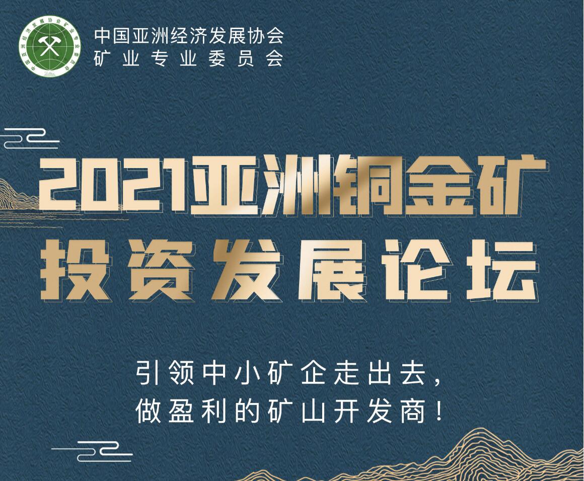 6月6日丨2021亚洲铜金矿投资发展论坛